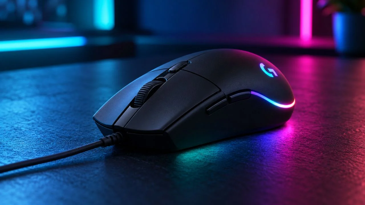 Mouse gaming Logitech G203 LIGHTSYNC con iluminación RGB